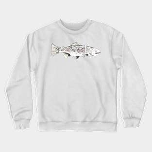 Half fish Crewneck Sweatshirt